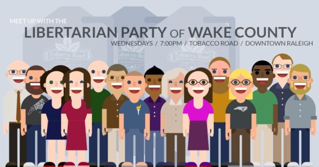 WakeLP Meetup - Libertarian Party of North Carolina - event cover photo
