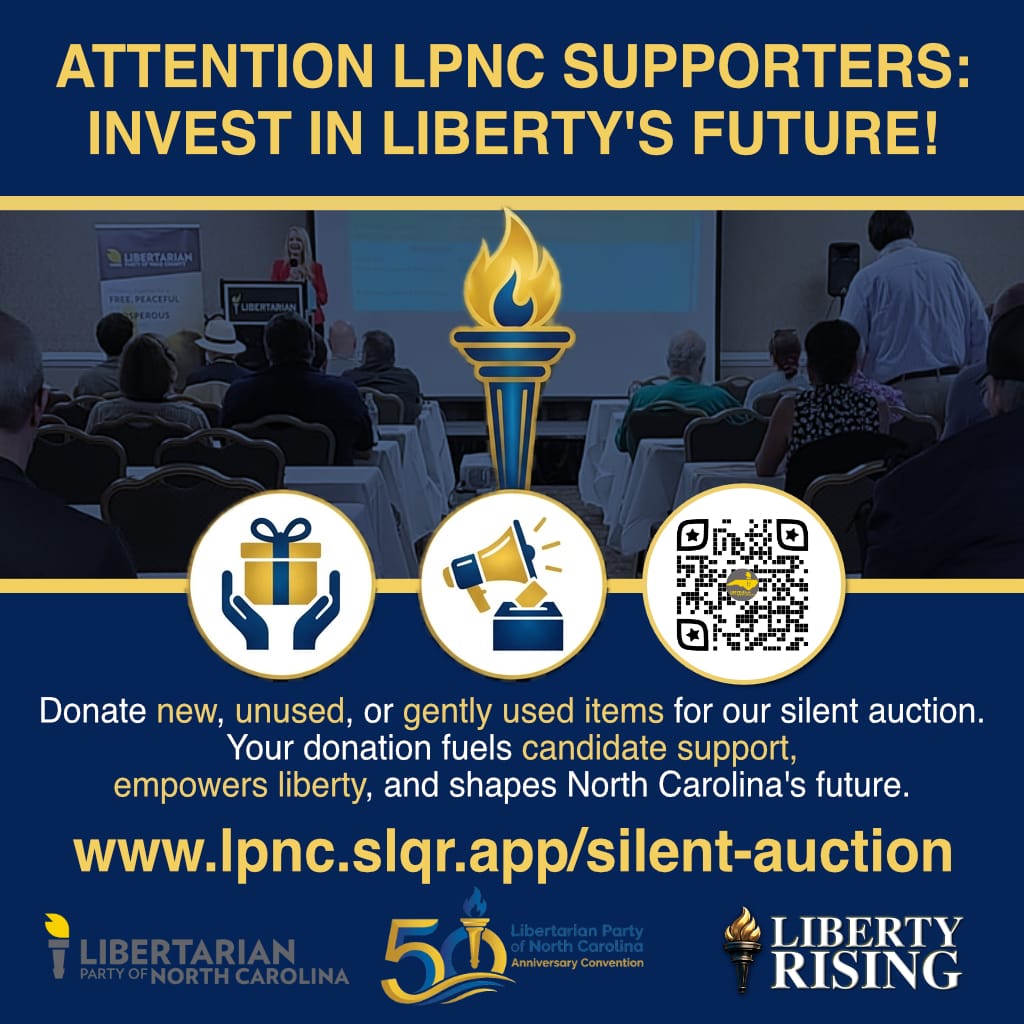 Liberty Rising - LPNC 2026 Convention - silent auction